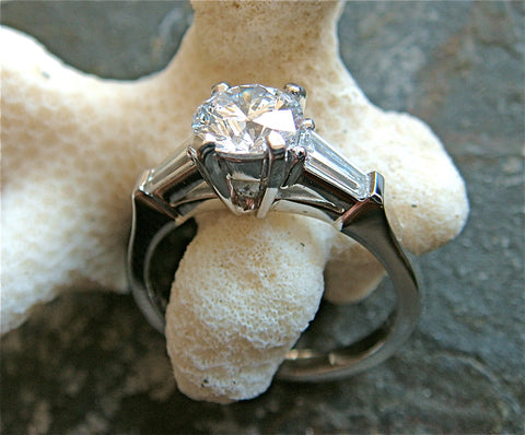 commission diamond engagement ring 