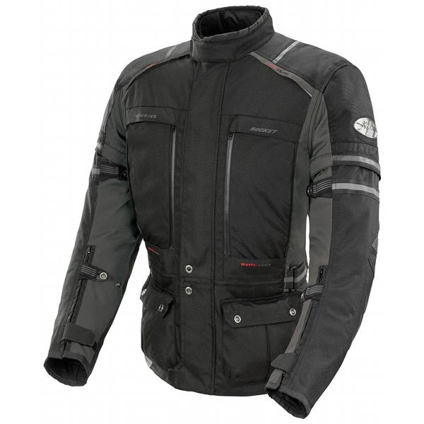 Joe Rocket 'Ballistic Adventure' Mens Black/Gun Metal Textile