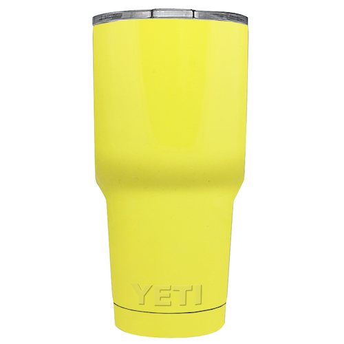 yeti yellow tumbler