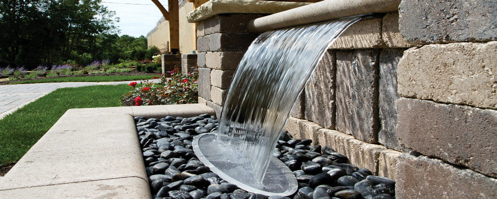 Formal Spillway - Colorfalls - Daytime - Scupper - Splash Ring - Basin