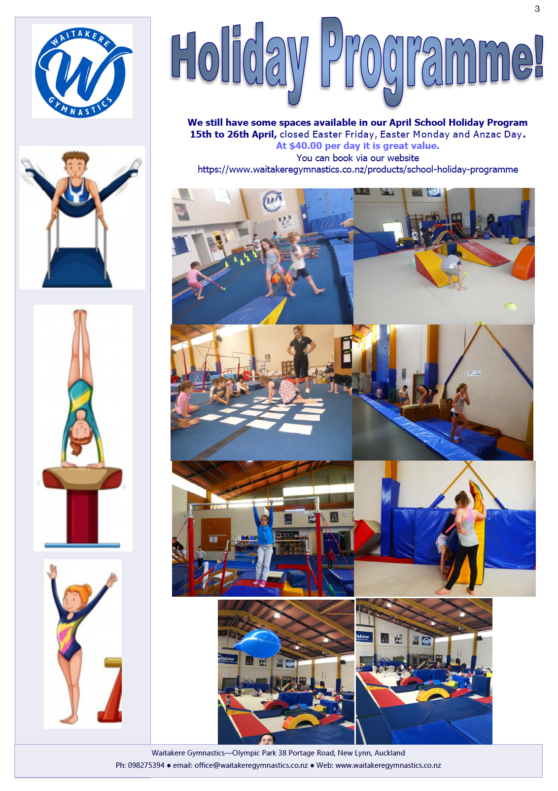 Gym Newsletter