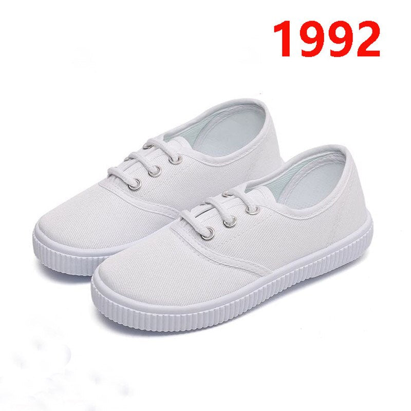 white canvas shoes for school