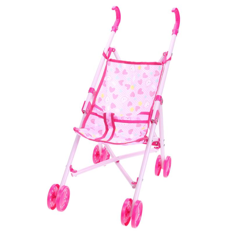 girls pink pushchair