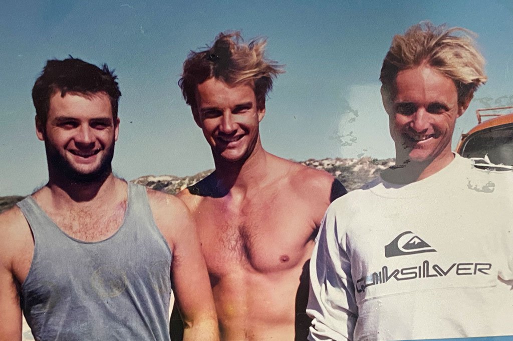 Thirty years ago and we’re still mates. A big reason why we all surf is the friendships we make along the way. 