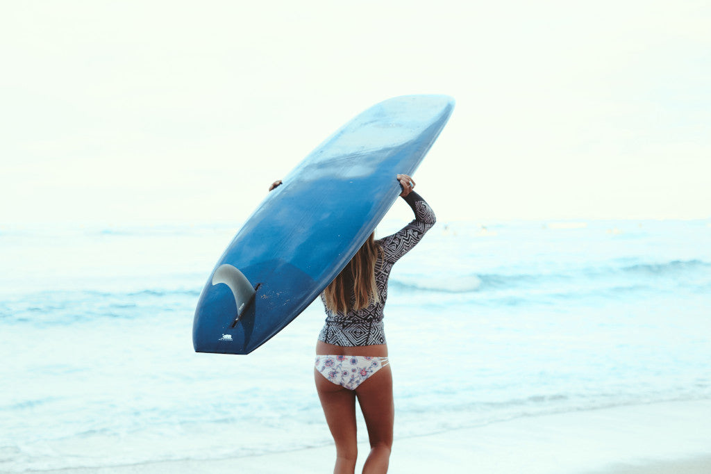 Surfing in Hawaii Island