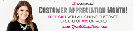 November is Customer Appreciation Month with Paparazzi!!!!