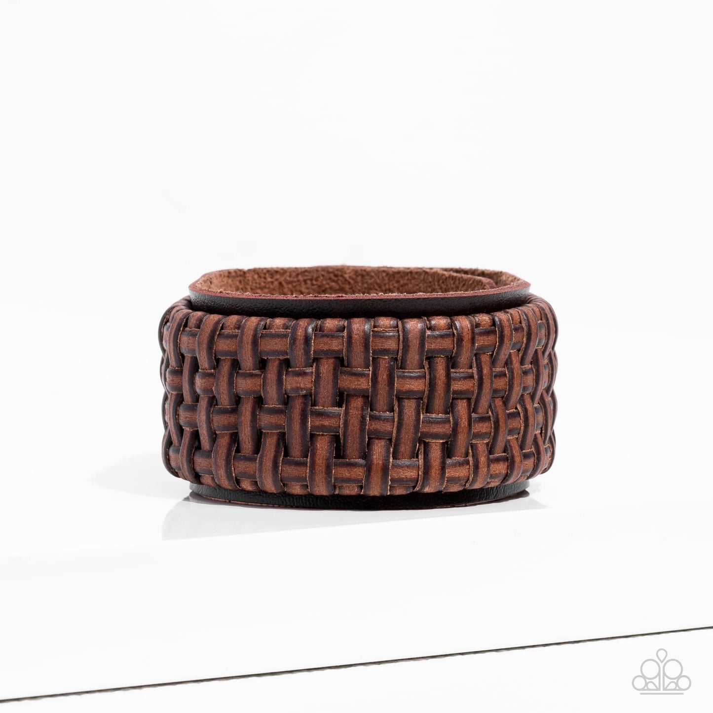 Urban Expansion - Brown Leather Bracelet - Bling by Danielle Baker