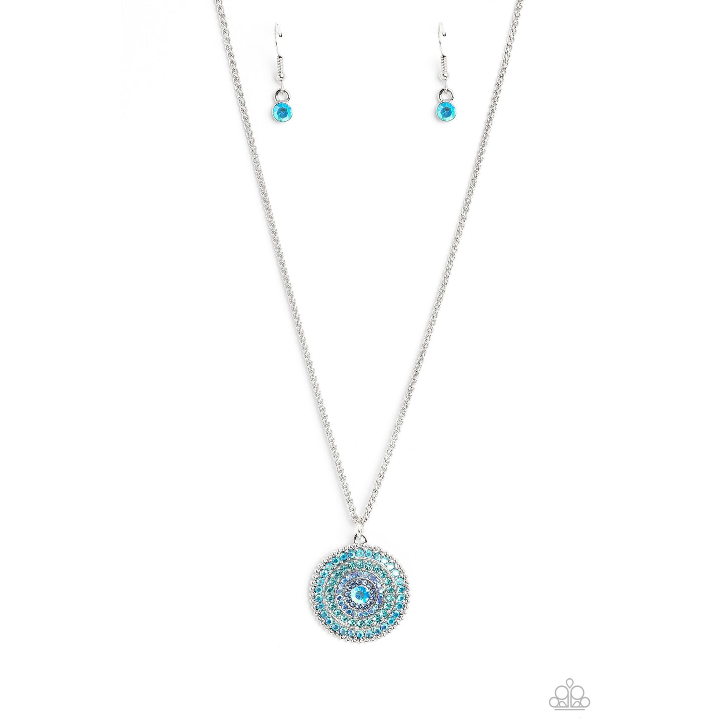 Mandala Masterpiece - Blue Necklace - Bling by Danielle Baker