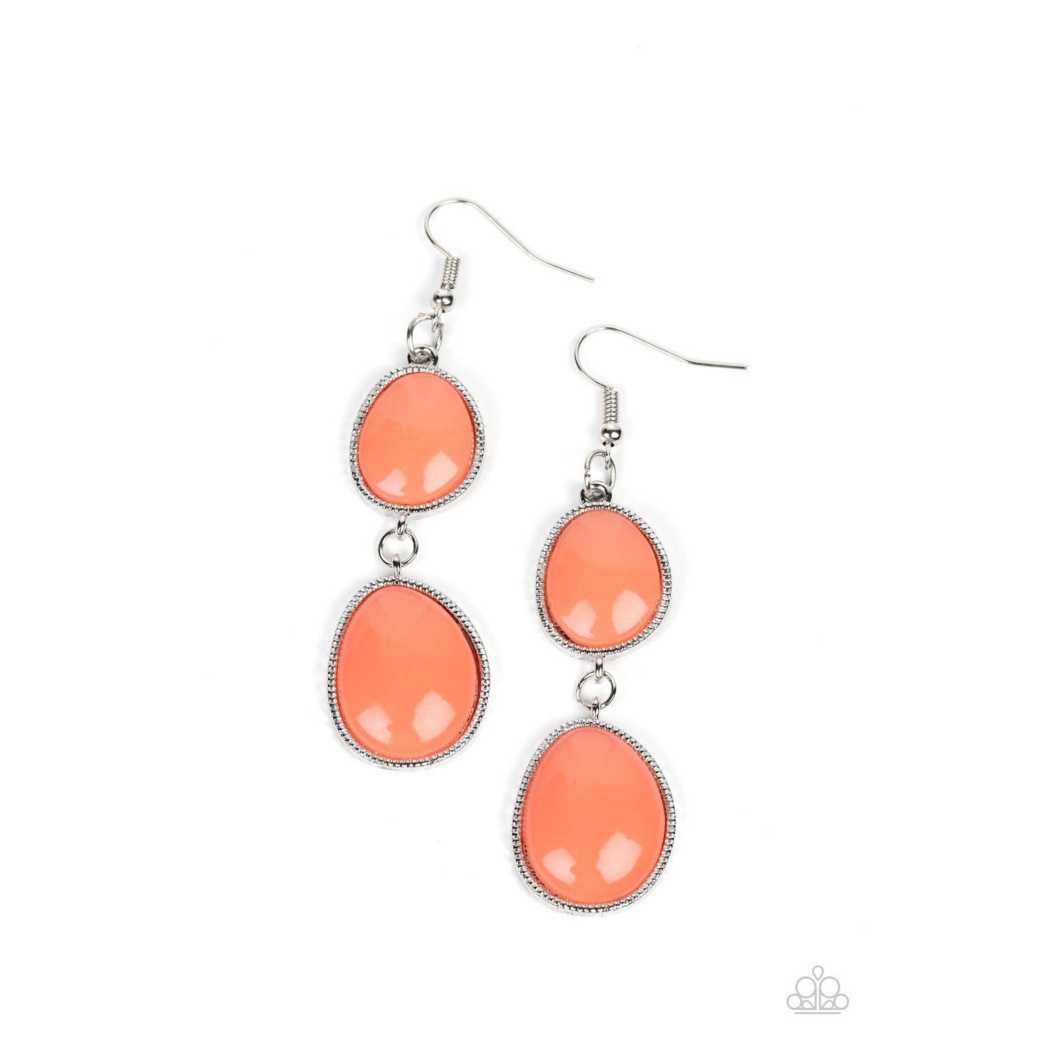 Mediterranean Myth - Orange Earrings - Bling by Danielle Baker