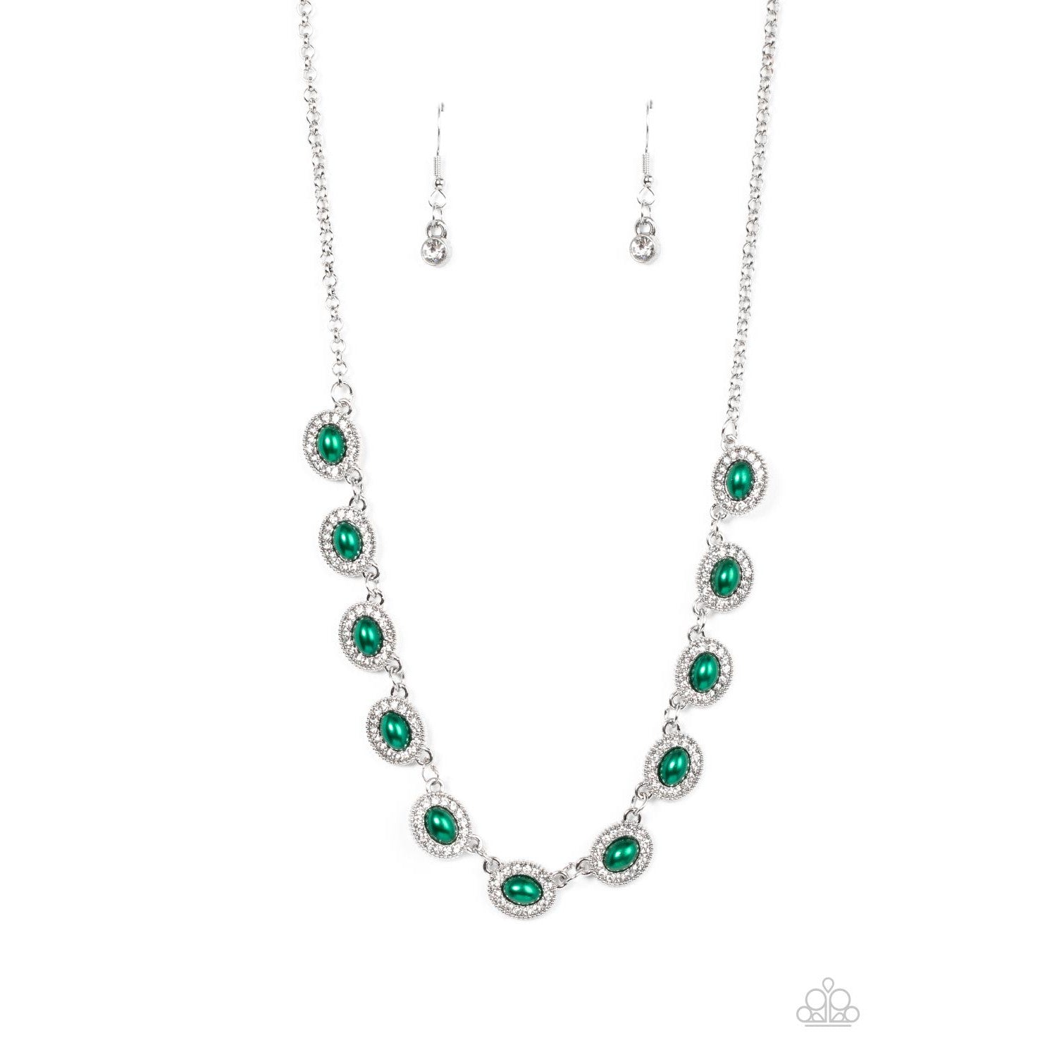 Modest Masterpiece - Green Necklace - Bling by Danielle Baker