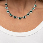 Modest Masterpiece - Green Necklace - Bling by Danielle Baker