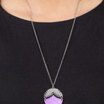 Seaside Sabbatical - Purple Necklace - Bling by Danielle Baker