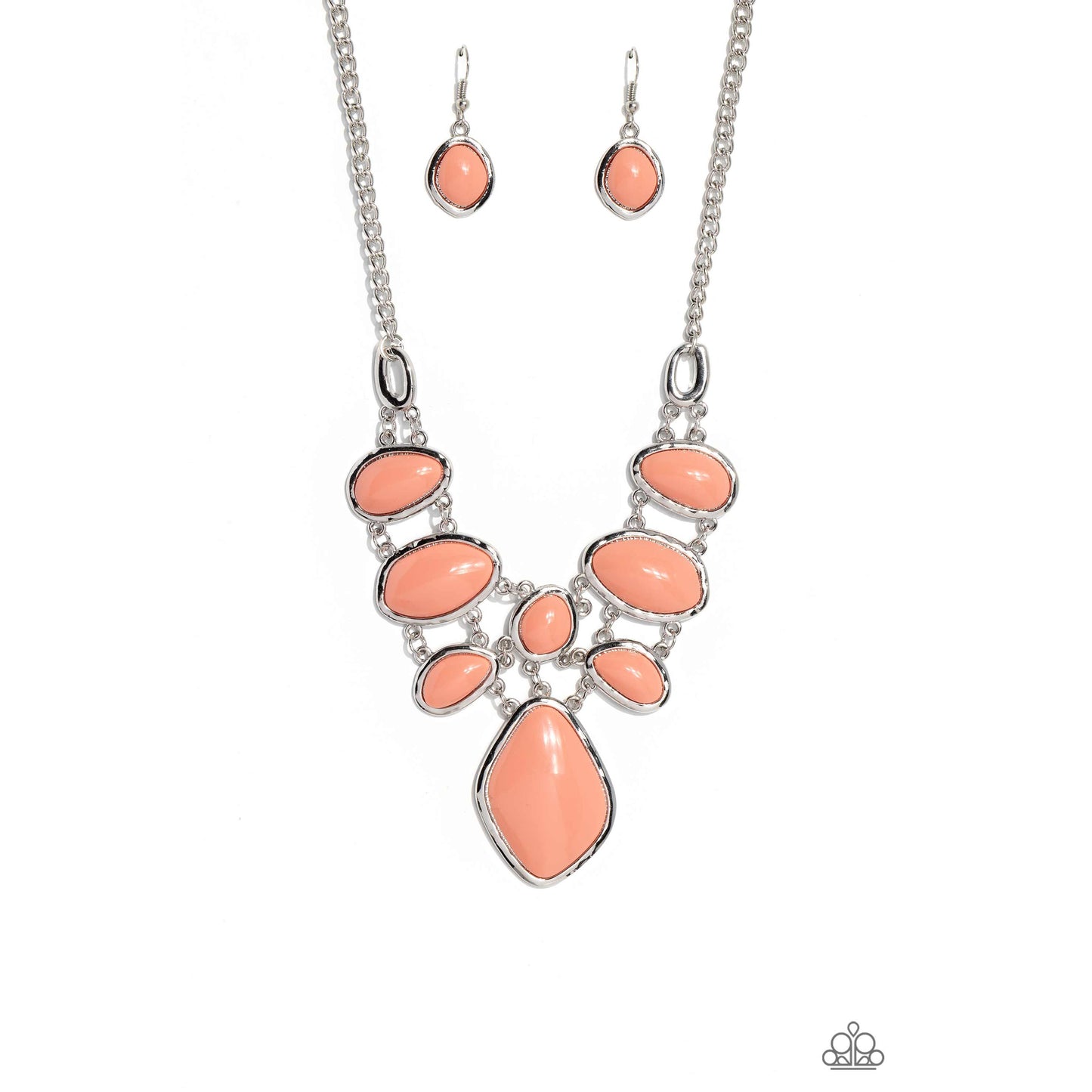 Dreamily Decked Out - Orange Necklace - Bling by Danielle Baker