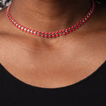 Grecian Grace - Red Necklace - Bling by Danielle Baker