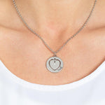 Heart Full of Faith - White Necklace - Bling by Danielle Baker