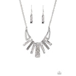 Paisley Pastime - Silver Necklace - Bling by Danielle Baker