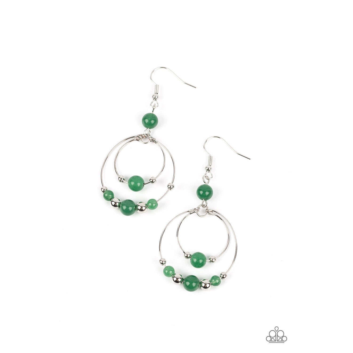 Eco Eden - Green Earrings - Bling by Danielle Baker
