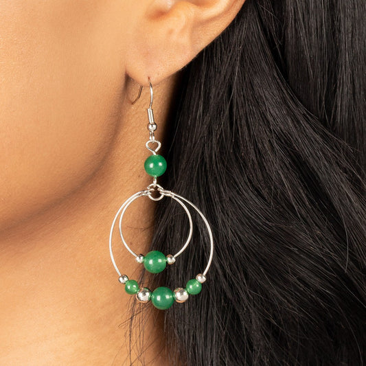 Eco Eden - Green Earrings - Bling by Danielle Baker
