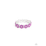 Hawaiian Holiday - Purple Floral Bracelet - Bling by Danielle Baker