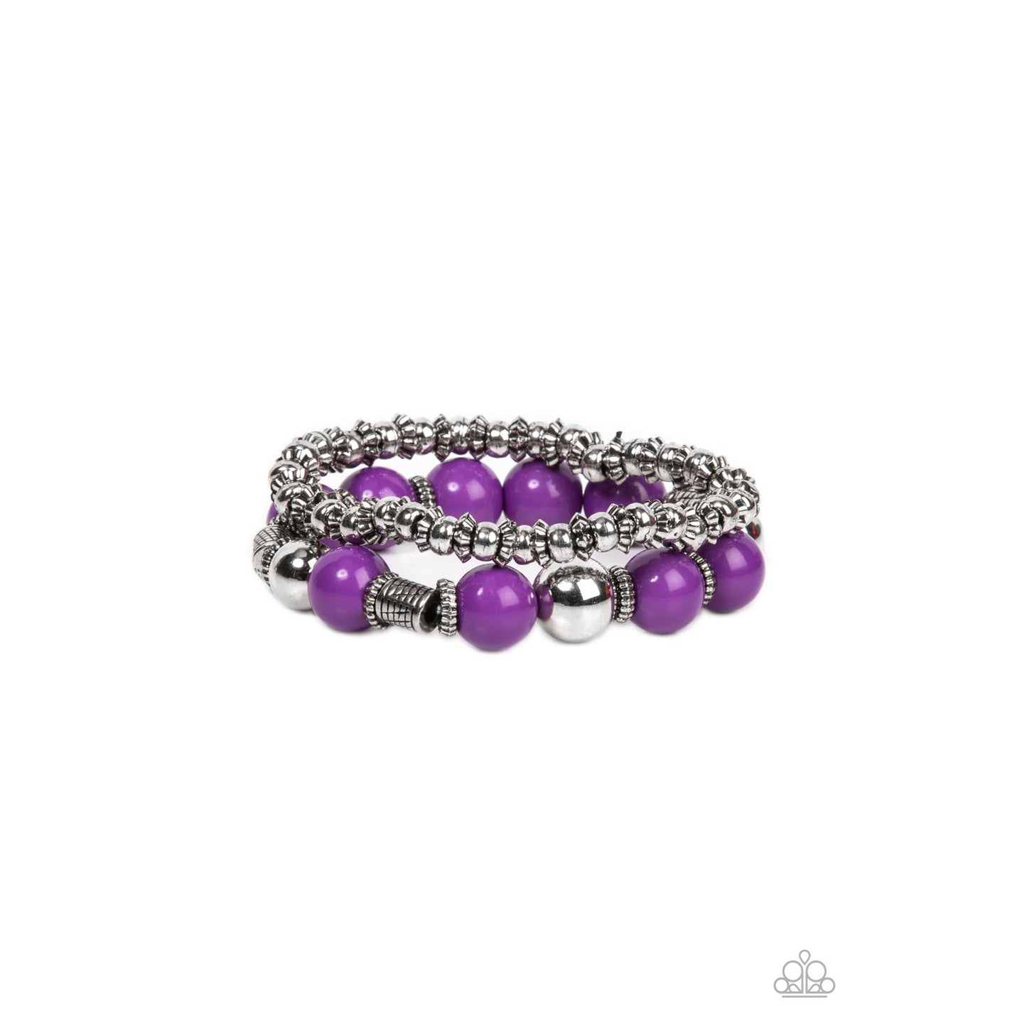 Walk This SWAY - Purple Bracelet - Bling by Danielle Baker