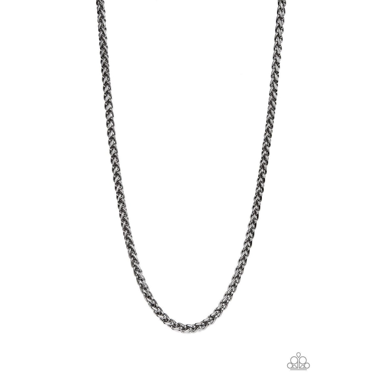 Metro Monopoly - Black Gunmetal Necklace - rainbowartsreview by Danielle Baker