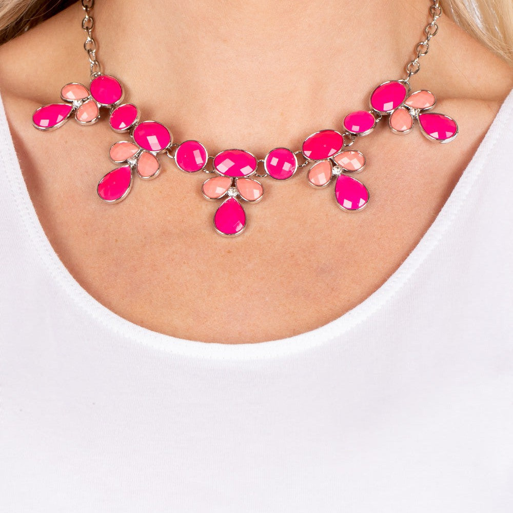 Midsummer Meadow - Pink Necklace - Bling by Danielle Baker