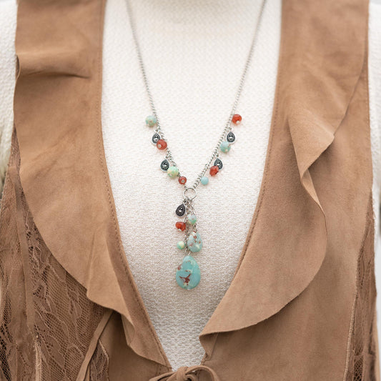 Notably Natural - Blue Necklace - July 2023 Fashion Fix - Bling by Danielle Baker