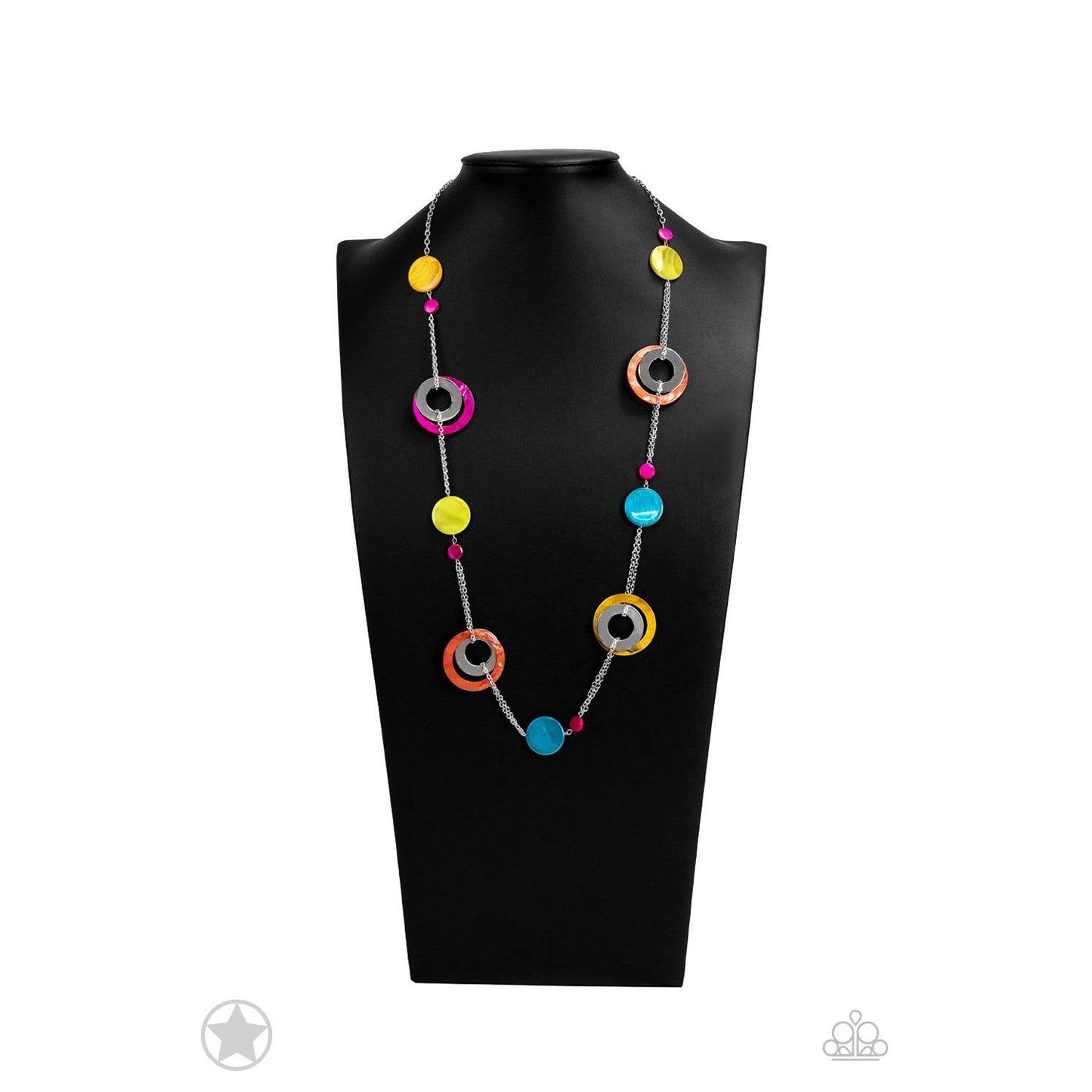 Kaleidoscopically Captivating - Multi Blockbuster Necklace - A Large Selection Hand-Chains And Jewelry On rainbowartsreview,Women's Jewelry | Necklaces, Earrings, Bracelets