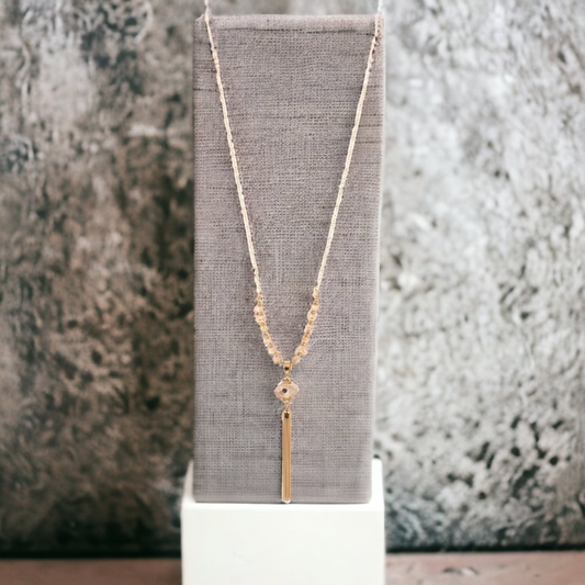 One SWAY or Another - Gold Necklace - Bling by Danielle Baker