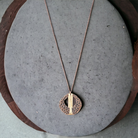 State of the ARTISAN - Copper & Gold Necklace - rainbowartsreview