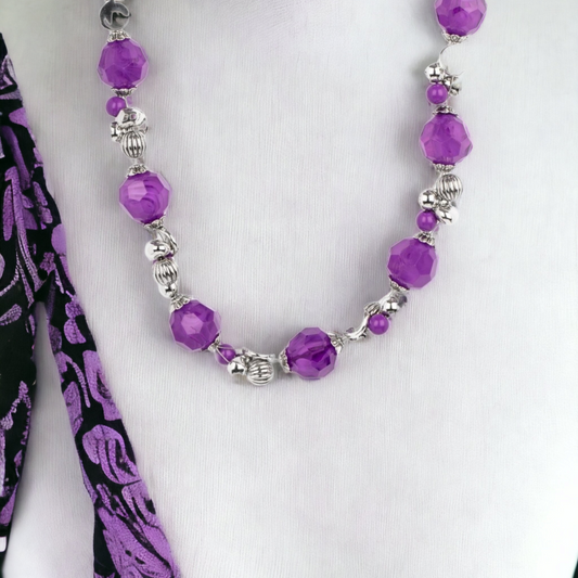 Vidi Vici VACATION - Purple Necklace - rainbowartsreview