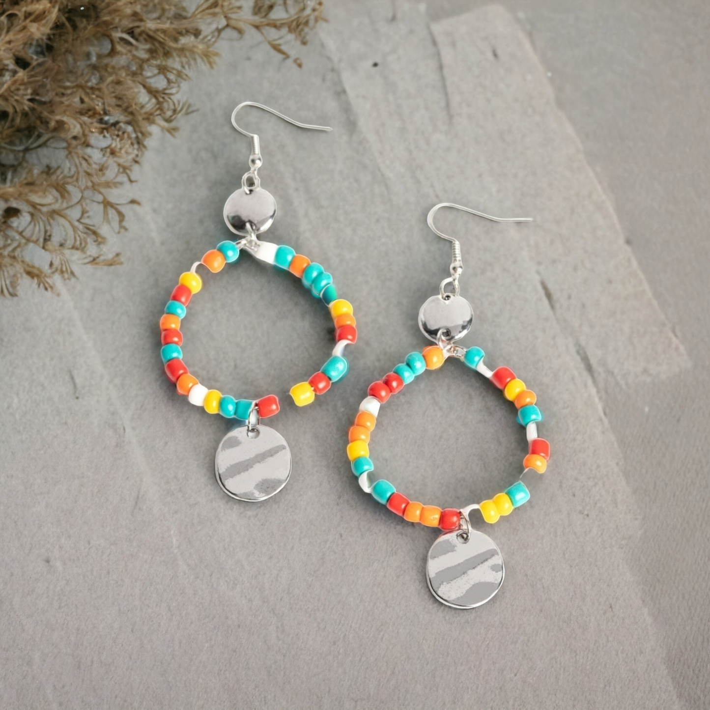 Cayman Catch - Multi Seed Bead Earrings - Bling by Danielle Baker