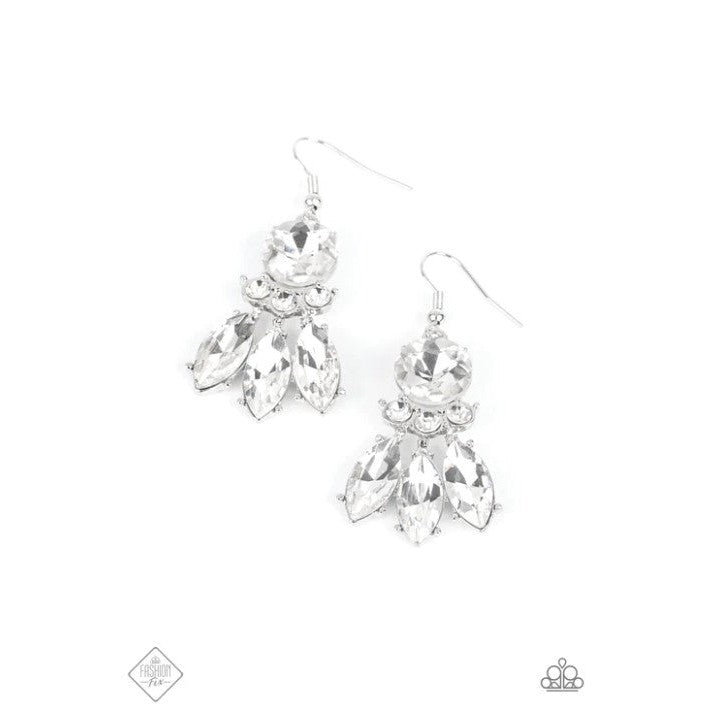 To Have and to SPARKLE - White Rhinestone Earrings - May 2022 Fashion Fix - Bling by Danielle Baker