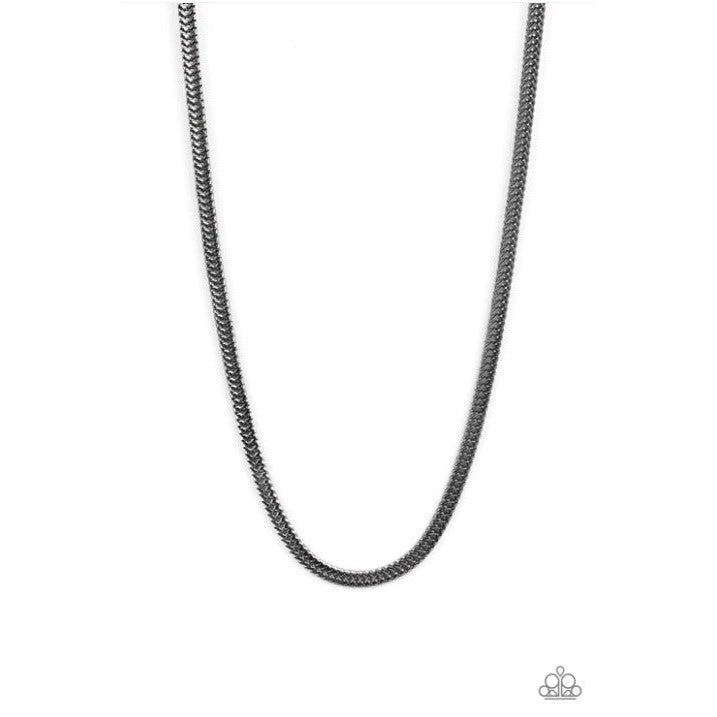 Downtown Defender - Black Men's Necklace - Bling by Danielle Baker