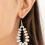 Absolutely Ageless - White Pearl Earrings - Bling by Danielle Baker