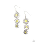 Totem Temptress - Yellow Tribal Earrings