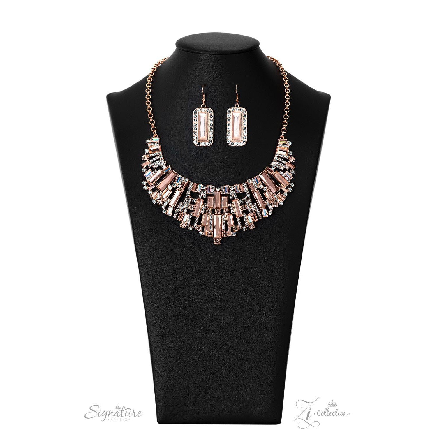The Deborah 2022- Paparazzi Zi Collection Copper Iridescent Necklace