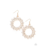 Combustible Couture - Gold & Rhinestone Earrings - Bling by Danielle Baker