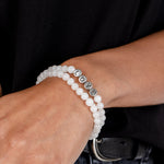 Devoted Dreamer - White LOVE Bracelet - Bling by Danielle Baker