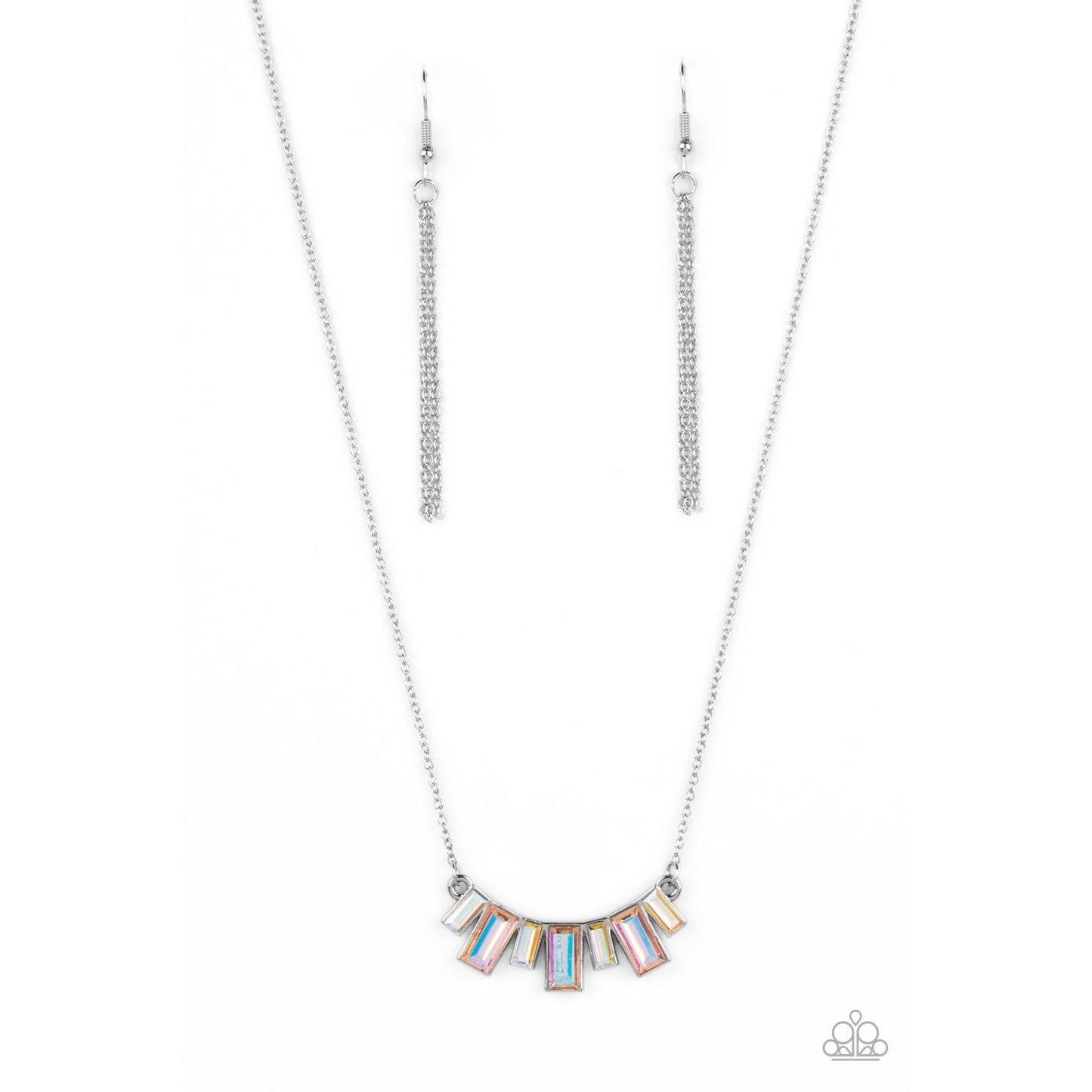 Hype Girl Glamour - Multi Iridescent Necklace - Bling by Danielle Baker