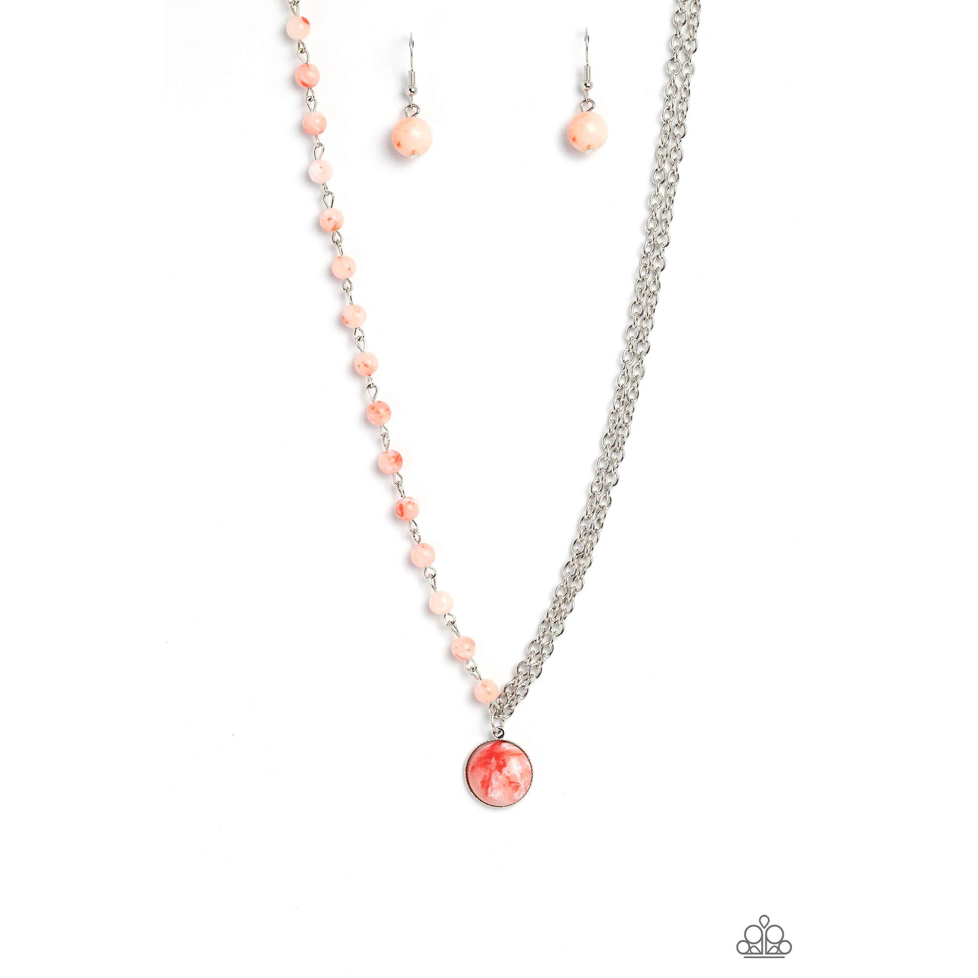 Local Legend - Orange Necklace - Bling by Danielle Baker