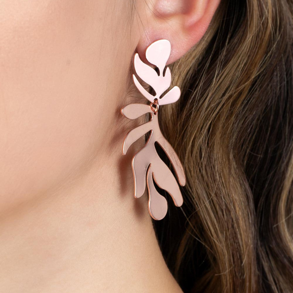 Palm Picnic - Copper Earrings - A Large Selection Hand-Chains And Jewelry On rainbowartsreview,Women's Jewelry | Necklaces, Earrings, Bracelets