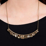The Only SMOKE-SHOW in Town - Brass Necklace - Bling by Danielle Baker