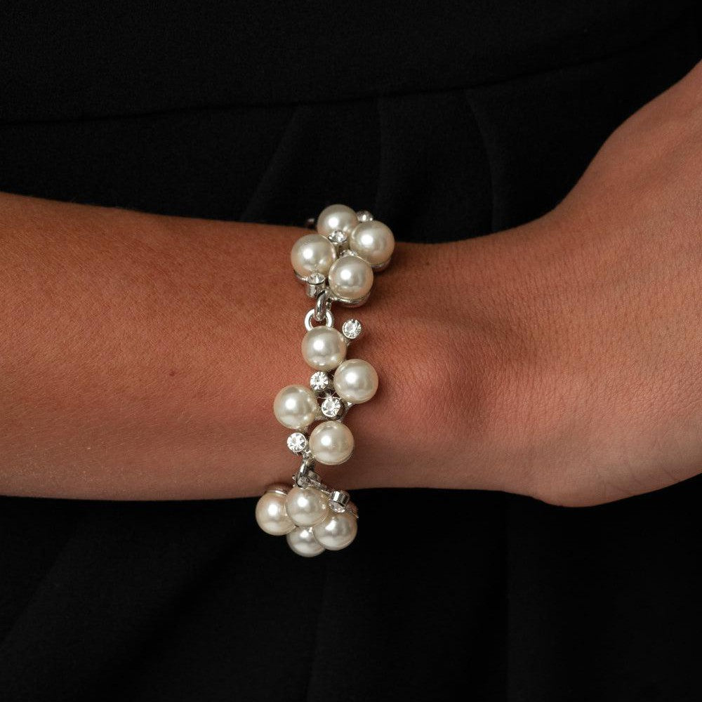 I Do - White Pearl Blockbuster Bracelet - rainbowartsreview by Danielle