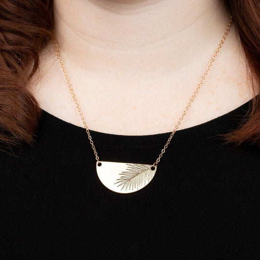 Cool, PALM, and Collected - Gold Necklace - A Large Selection Hand-Chains And Jewelry On rainbowartsreview,Women's Jewelry | Necklaces, Earrings, Bracelets