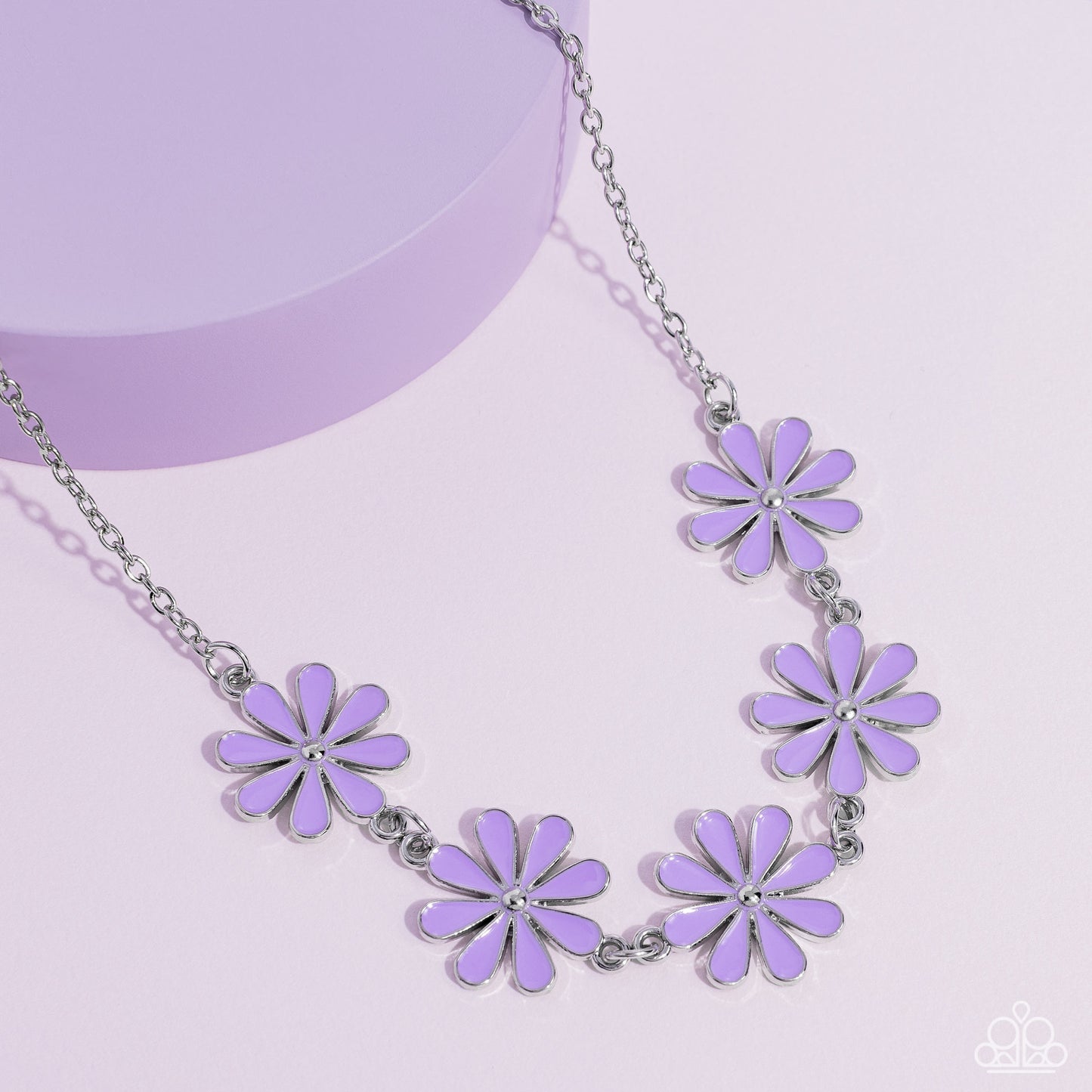 Flora Fantasy - Purple Flower Necklace - Bling by Danielle Baker