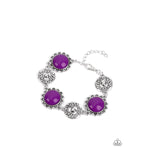 Positively Poppy - Purple Bracelet - Bling by Danielle Baker