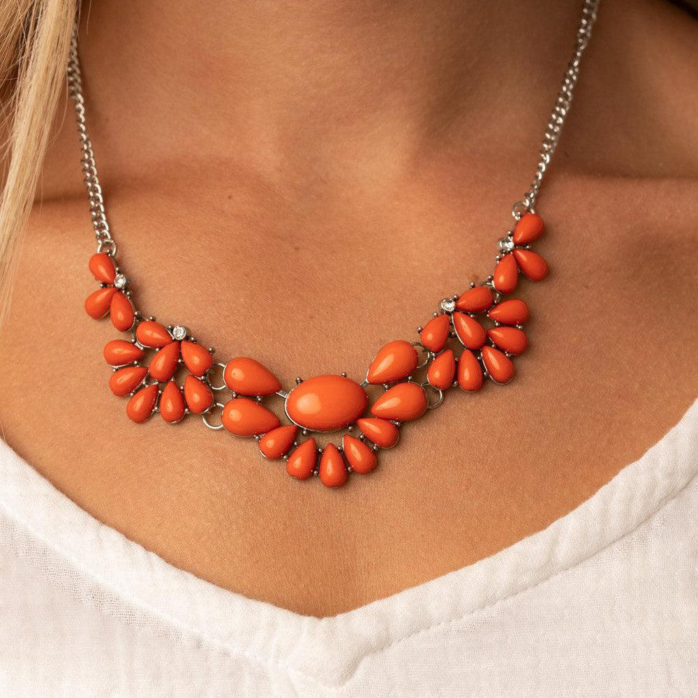 Secret GARDENISTA - Orange Necklace - rainbowartsreview