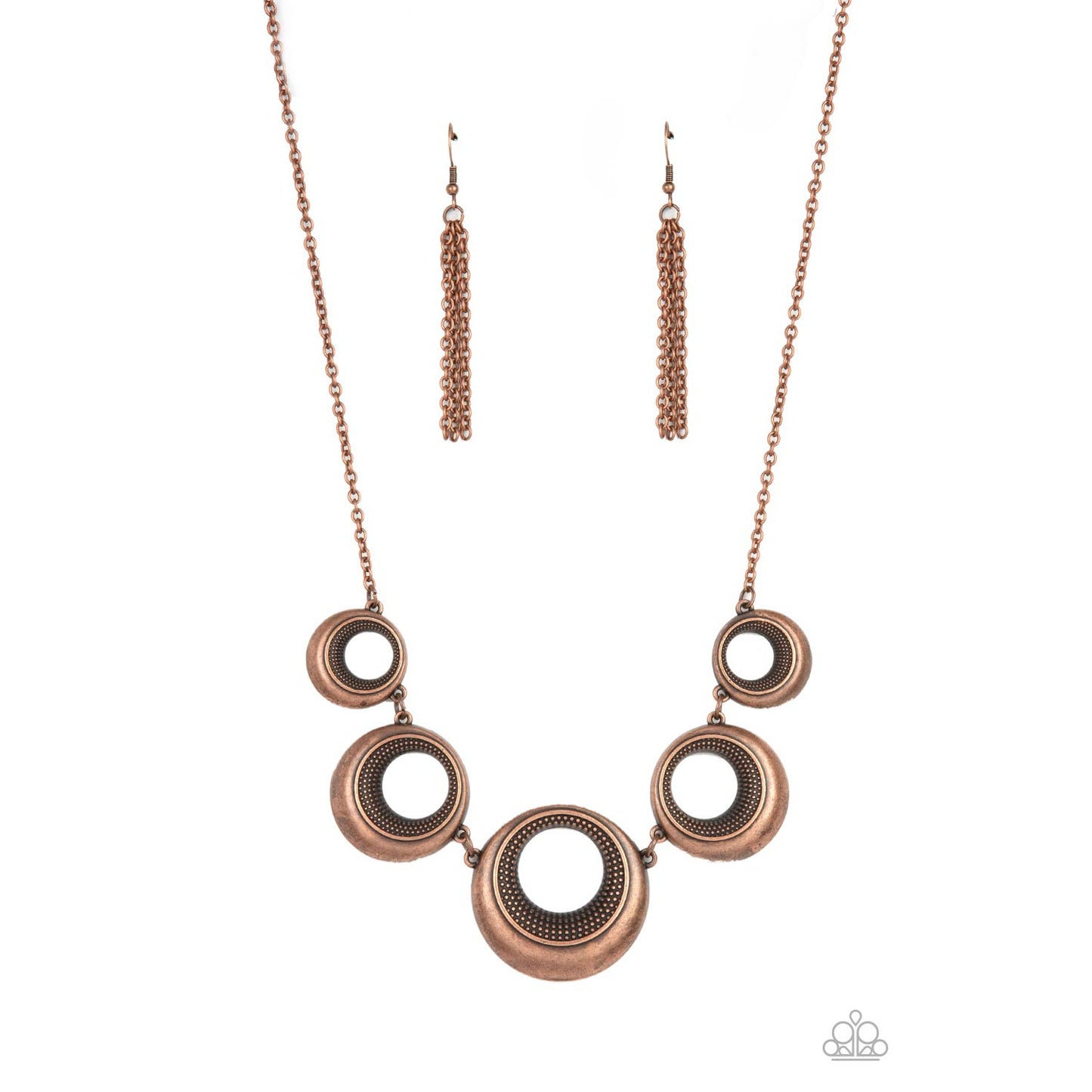 Solar Cycle - Copper Necklace - Bling by Danielle Baker