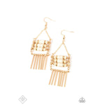 Tribal Tapestry - Gold Earrings - A Large Selection Hand-Chains And Jewelry On rainbowartsreview,Women's Jewelry | Necklaces, Earrings, Bracelets